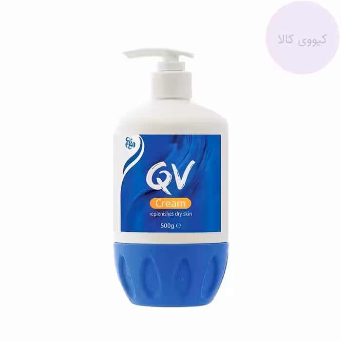 کرم مرطوب کننده پمپی کیو وی QV پوست خشک اصل 500 گرم