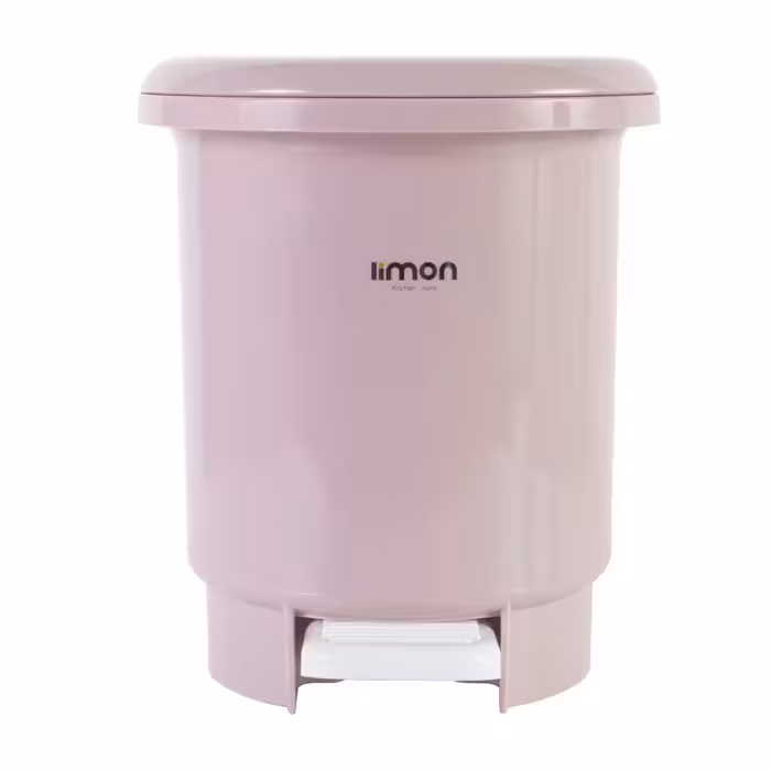 سطل زباله پدالی لیمون مدل گرد کد 13