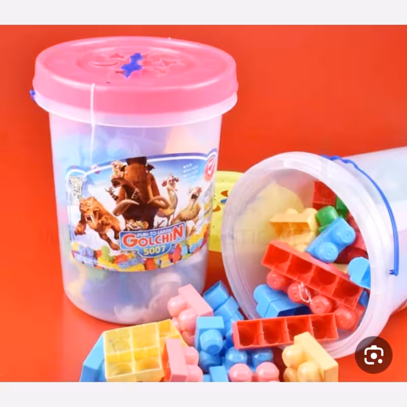 اسباب بازی لگو سطلی ساختنی