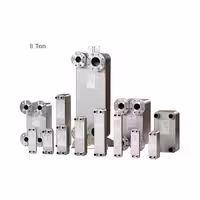 مبدل صفحه ای 8 تن هایواتر گاز به آب HW 52-48-8