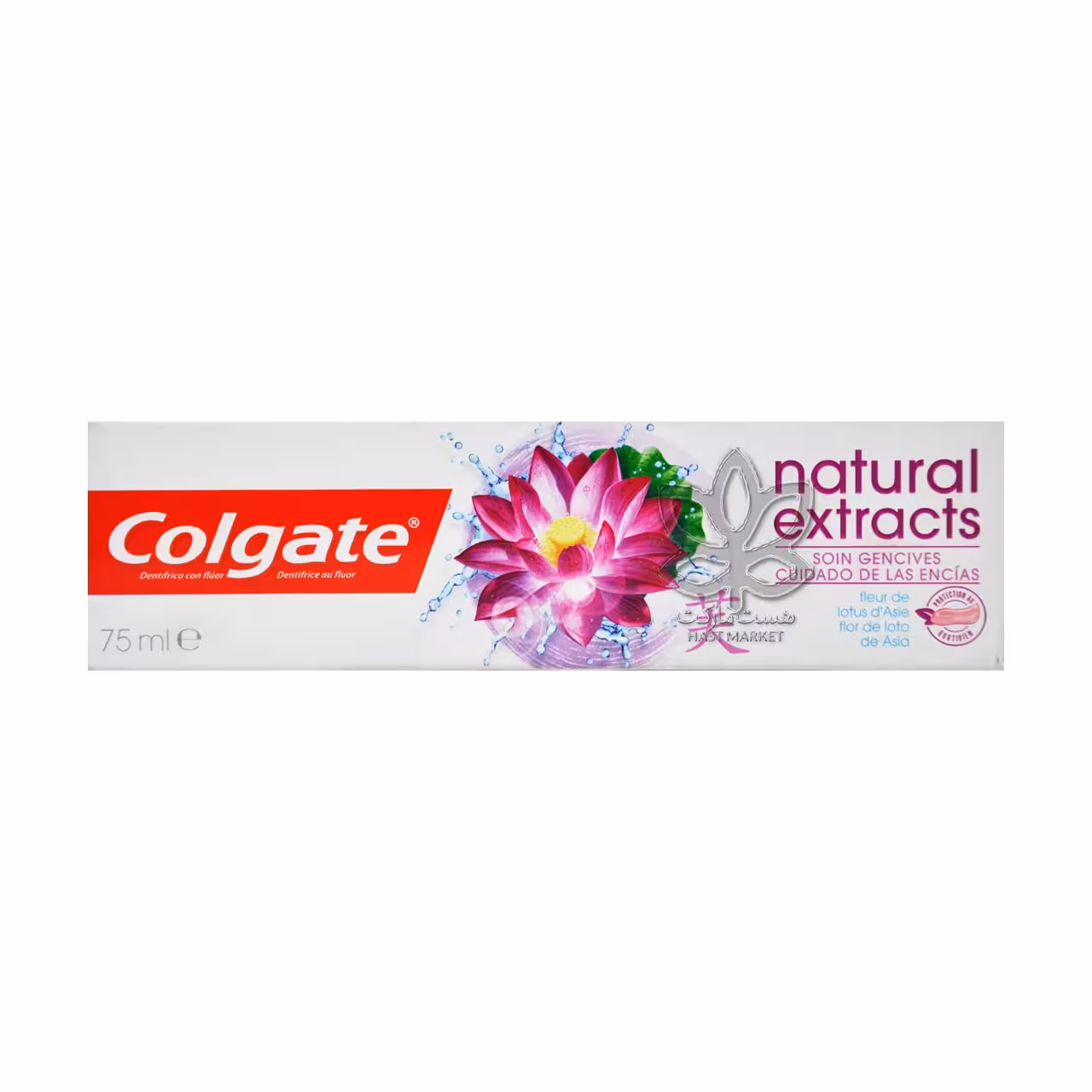خمیر دندان مراقبتی لثه ( با عصاره گل لوتوس ) 75 میل نچرال کولگیت - colgate