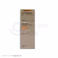 کرم ضد آفتاب جوان کننده SPF50 فاقد رنگ و چربی پرایم حجم 40 میلی لیتری