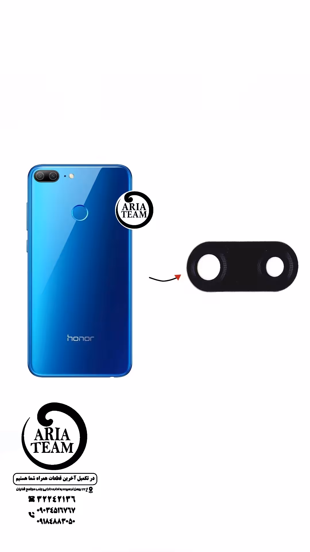 شیشه لنز دوربین هوآوی honor 20 lite