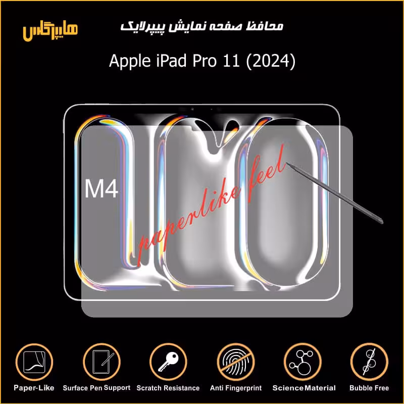 محافظ صفحه نمایش پیپرلایک آیپد پرو 11 2024