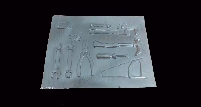 طلق شکلات ابزار آلات