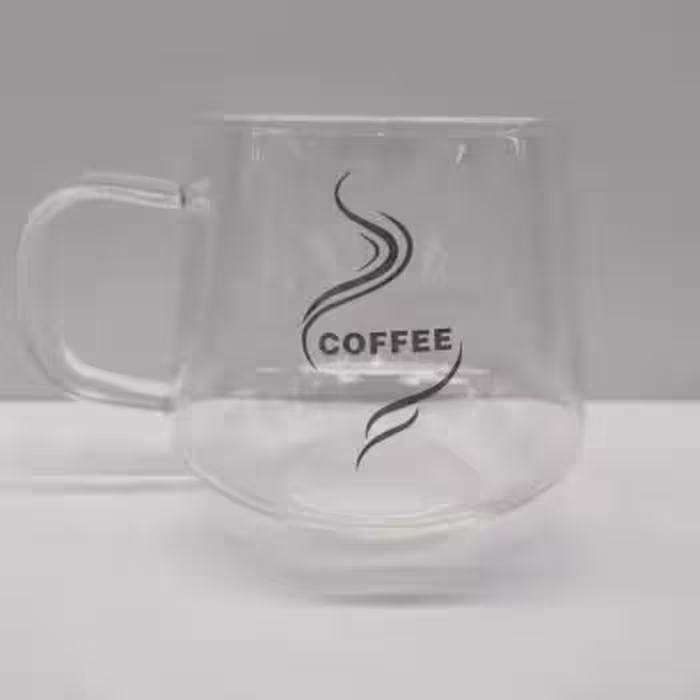 لیوان پیرکس تپل COFFEE