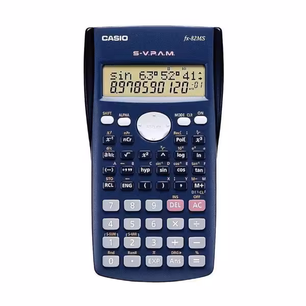 ماشین حساب کاسیو مدل FX-82MS-WC-DH-AR