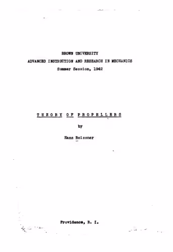 خرید و دانلود نسخه کامل کتاب Theory of propellers