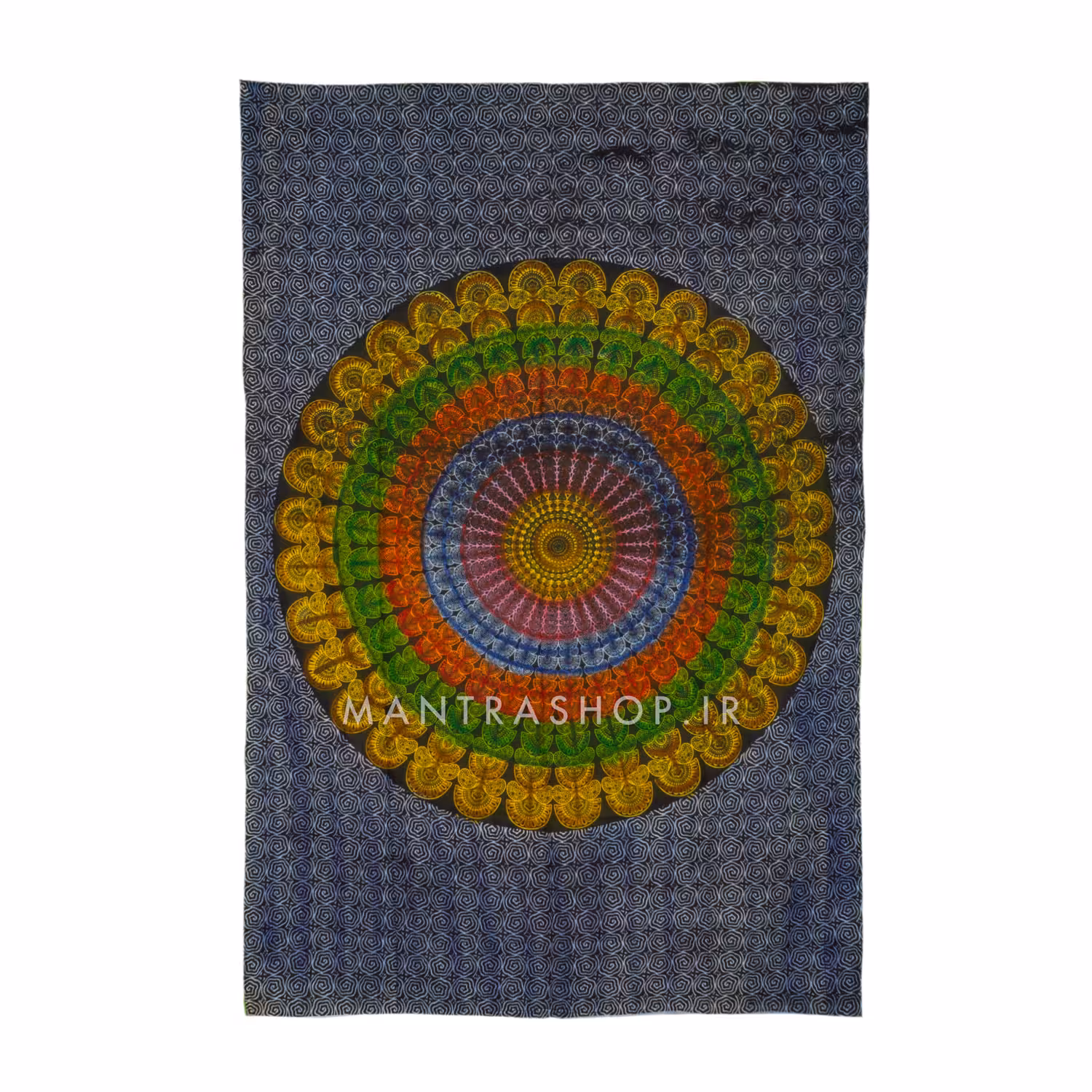 بکدراپ تپستری هندی طرح ماندالا (روتختی یک نفره) کد 366