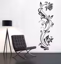 شابلون دیواری گل کد 658