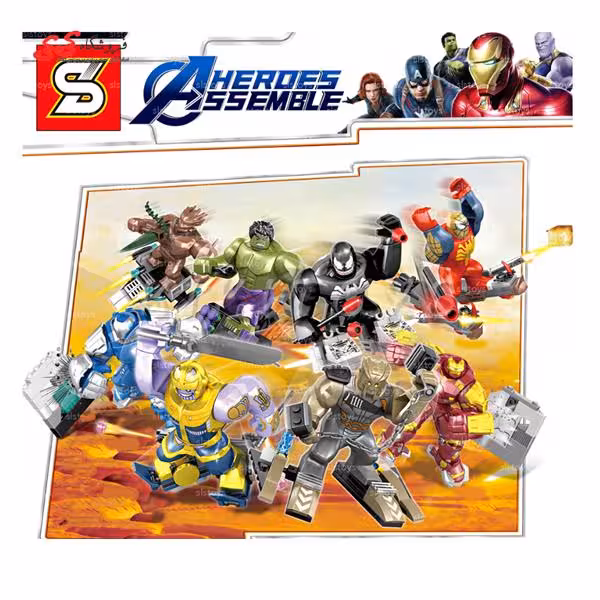 لگو غول های اونجرز جدید ست 8 عددی HEROES ASSEMBLE