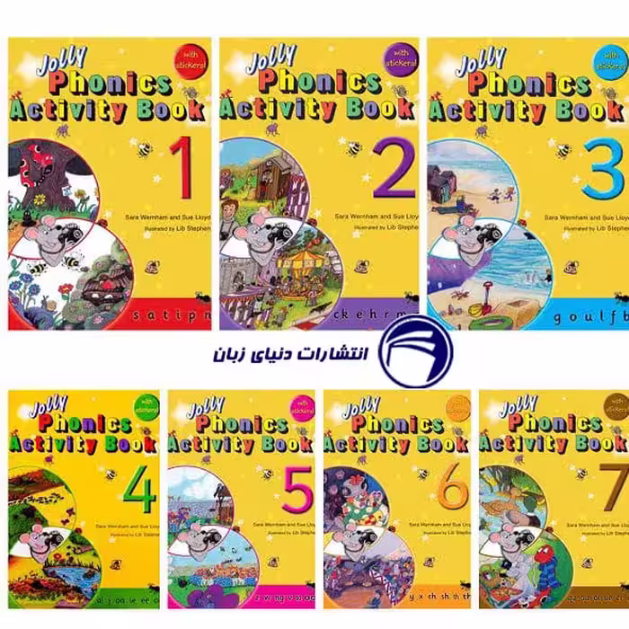 مجموعه پک 7 جلدی Jolly Phonics Activity Book