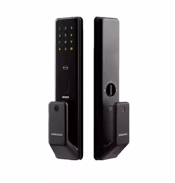 قفل دیجیتال  مدل P50 سامسونگ طلایی و مشکی