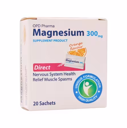 ساشه منیزیم 300 میلی گرم برند او پی دی فارما 20 عددی