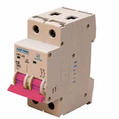 کلید مینیاتوری پارس فانال 6 آمپر مدل PFN(10KA)-2P