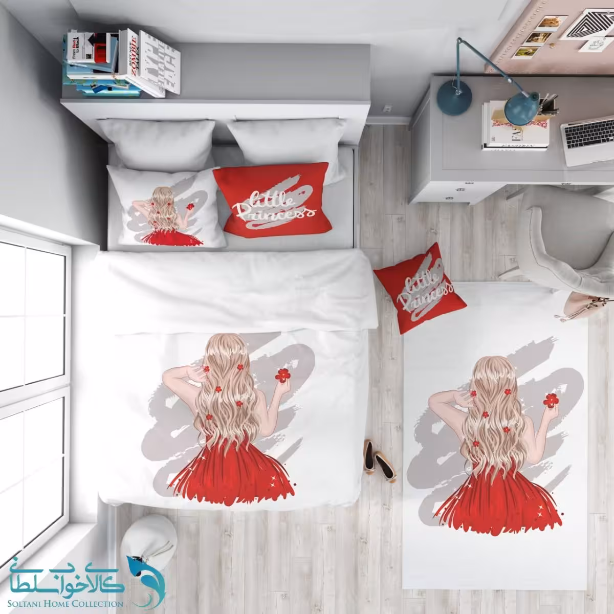 روتختی طرح پرنسس کوچولو سایز یکنفره کد A2752