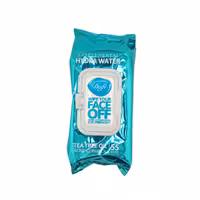 دستمال مرطوب درب دار پاک کننده چشم و صورت 55 عددی مدل hydra water برند دافی