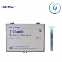 نوار ماتریکس پالپ دنت - Pulpdent T-Bands