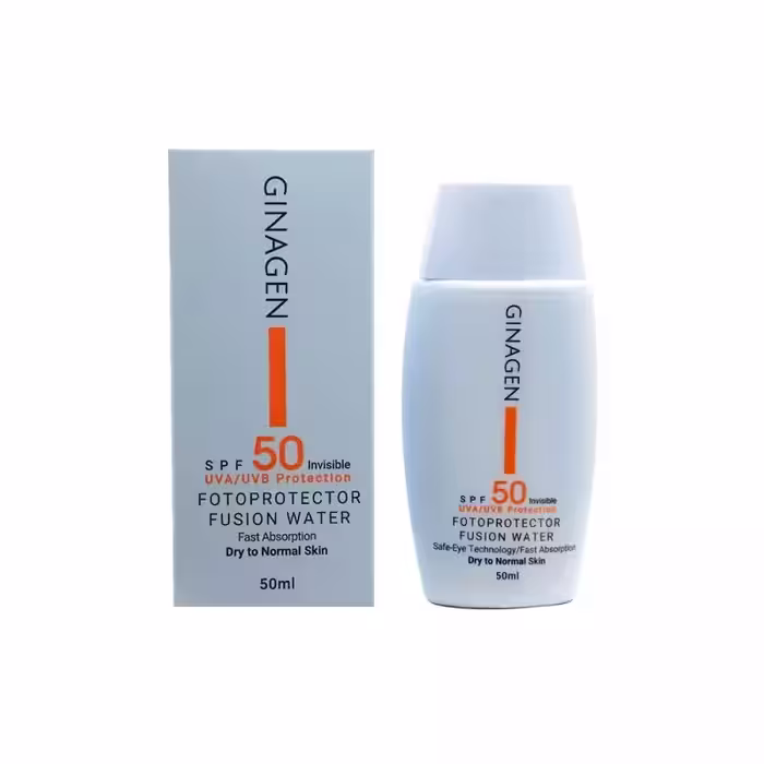 کرم ضد آفتاب بی رنگ ژیناژن مناسب پوست خشک حجم 50mL