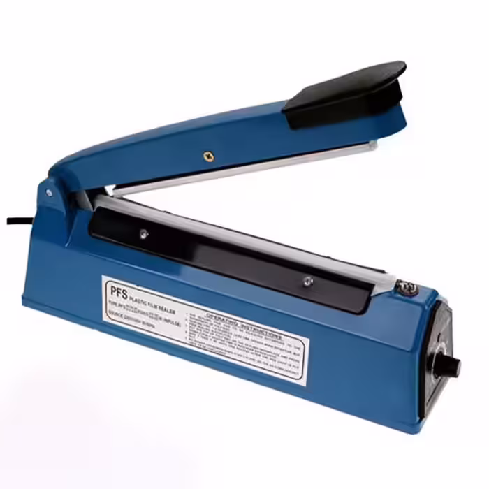 دستگاه پرس حرارتی 25 سانتی و دوخت پلاستیک