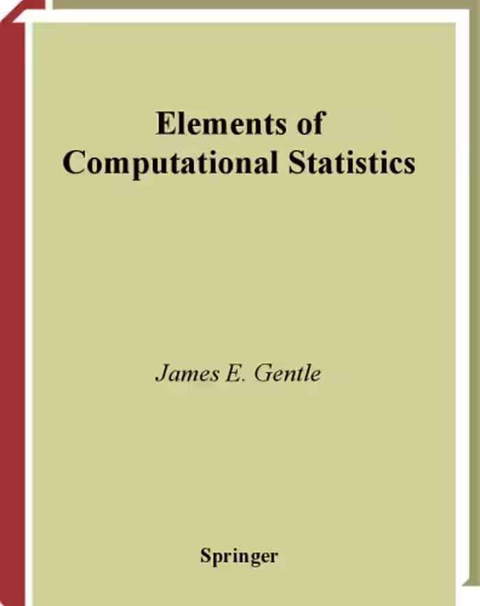 خرید و دانلود نسخه کامل کتاب Elements of Computational Statistics