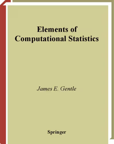 خرید و دانلود نسخه کامل کتاب Elements of Computational Statistics