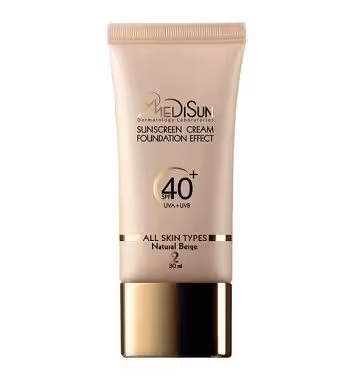 کرم ضد آفتاب کد2 رنگ بژ طبیعی مدیسان SPF40 مناسب انواع پوست _ حجم 30 میلی لیتر