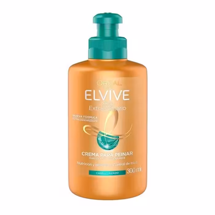 کرم مو حالت‌ دهنده مخصوص موهای فر لورآل Loreal مدل Elvive Cleo Extraordinario حجم 300ml