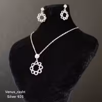 نیم ست مدل شایلی نقره