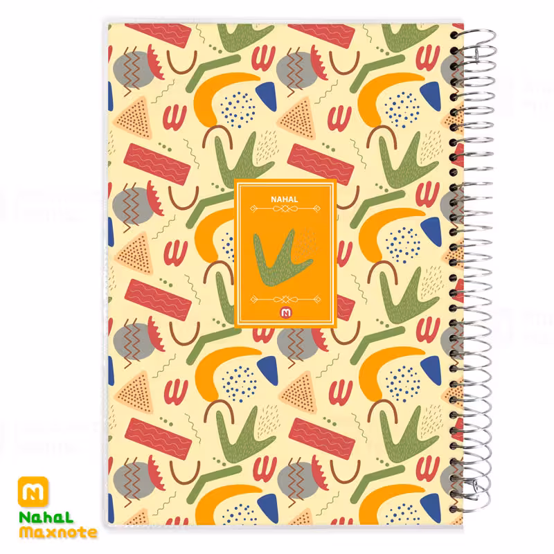 دفتر200 برگ سیمی طلقی کد 3212.طرح 5