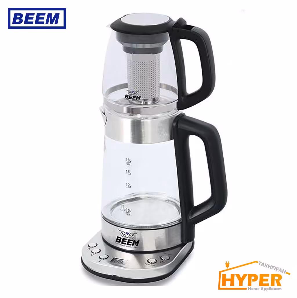 چای ساز بیم TM2809 استیل مشکی