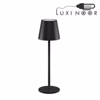 چراغ رومیزی شارژی اف ای سی مدل FEC-9210-5W مشکی دیمردار