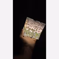 10 عدد چراغ خواب طرح لاله های بینهایت مدل مکعبی