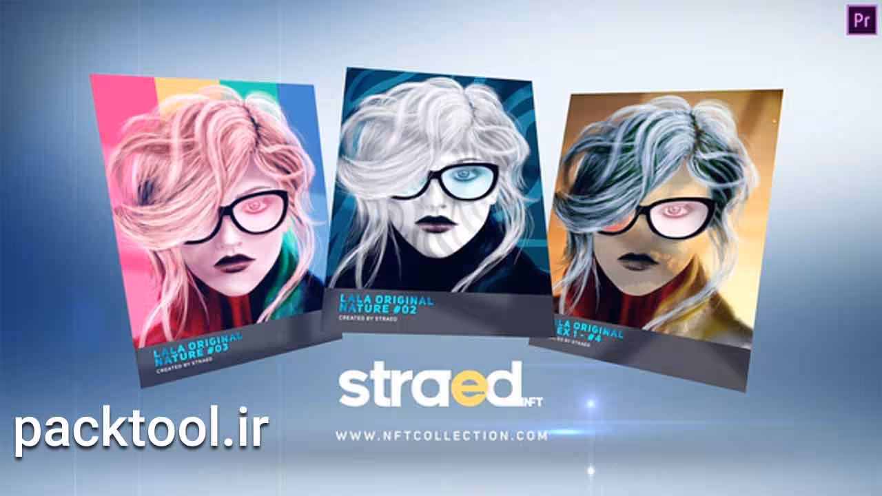 دانلود پروژه آماده پریمیر پرو نمایش مجموعه ان اف تی Nft Collection - پک تول