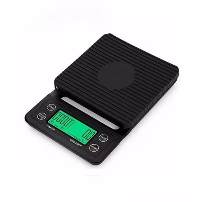 ترازو باریستا تایمردار مشکی مدل MS-K07