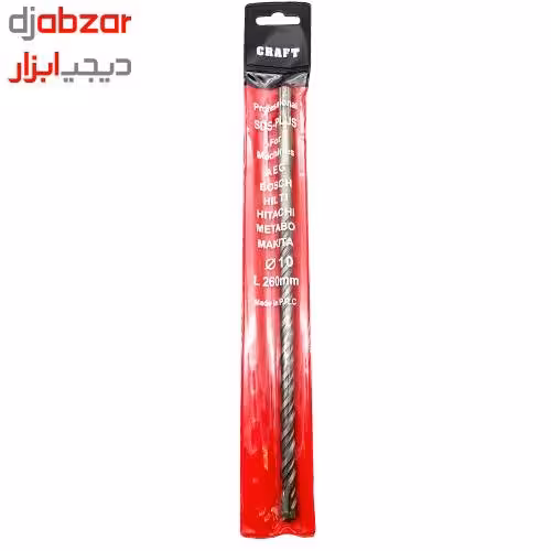 مته چهارشیار کوتاه 260*10 کرافت