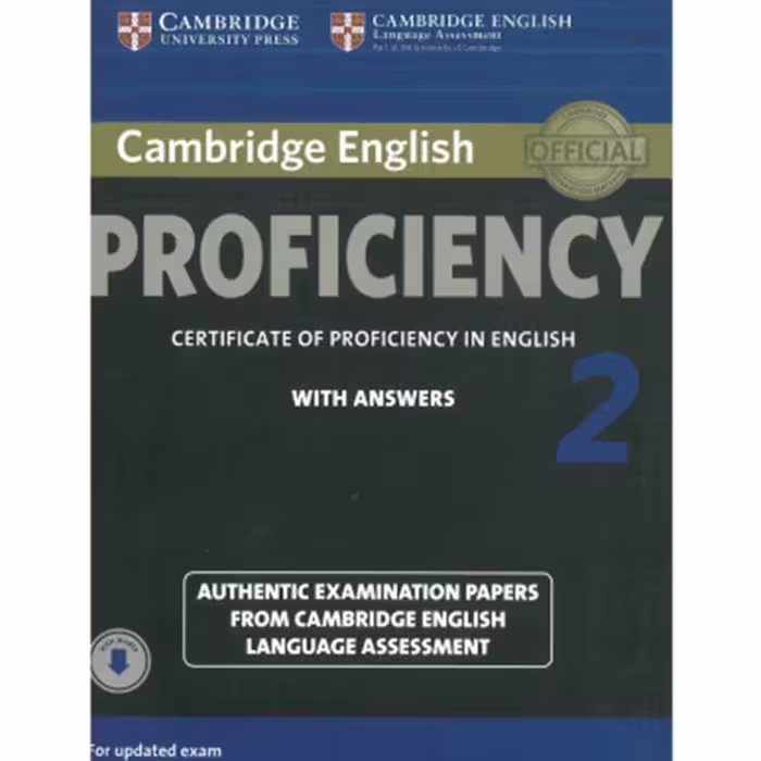 کتاب Cambridge Certificate of Proficiency in English 2