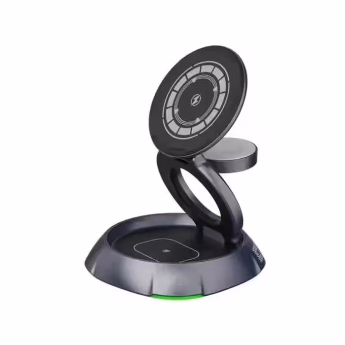 داک شارژ بی سیم  مدل CD72 قابل چرخش 3 در 1