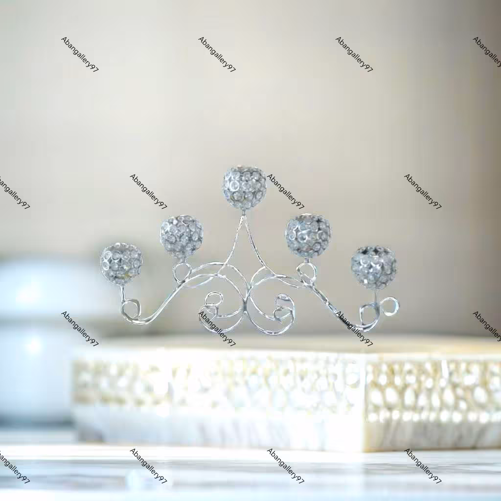 جا شمعی 5 شعله بزرگ