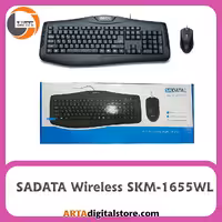 موس و کیبورد بی سیم Mouse & Keyboard Wireless SADATA SKM-1655WL Black