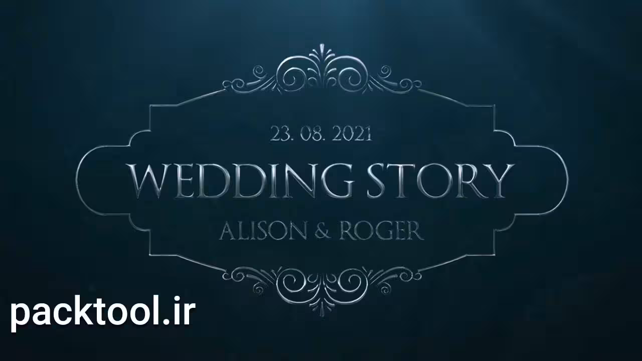 دانلود پروژه آماده عروسی عناوین نقره ای silver wedding titles افتر افکت - پک تول