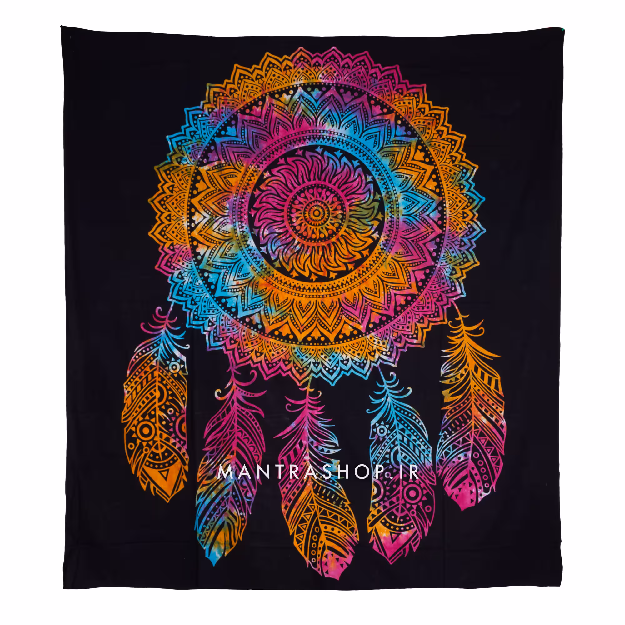 بکدراپ تپستری هندی طرح دریم کچر (روتختی دو نفره) کد 175