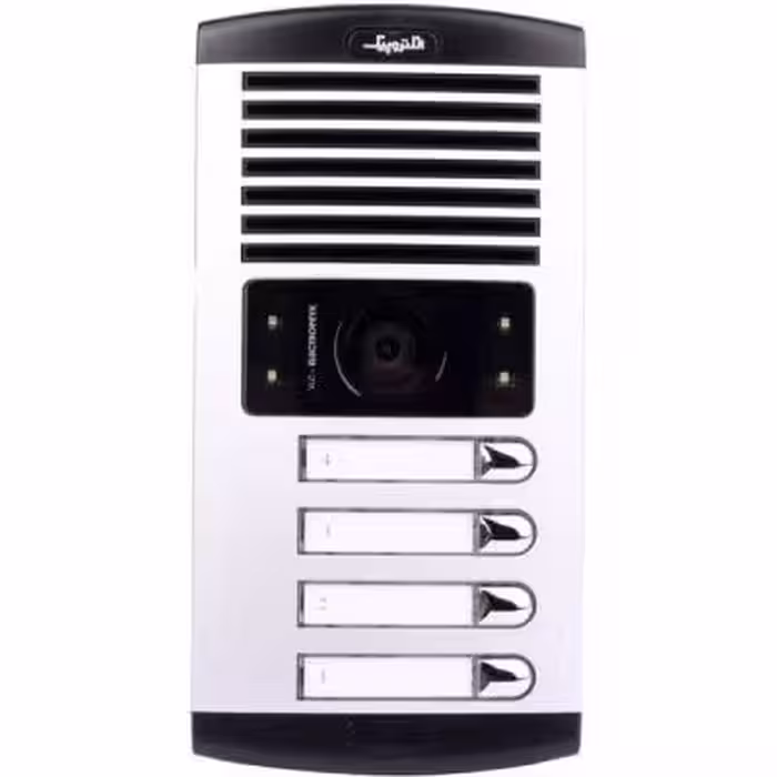 پنل آیفون تصویری الکتروپیک مدل 1086 چهار واحدی عمودی