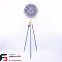 ساعت دیواری مدل سه پایه، رنگ طوسی روشن، برند میلانو