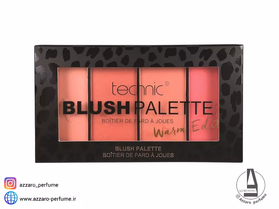 پالت رژگونه تکنیک مدل Warm Edit Blush Palette