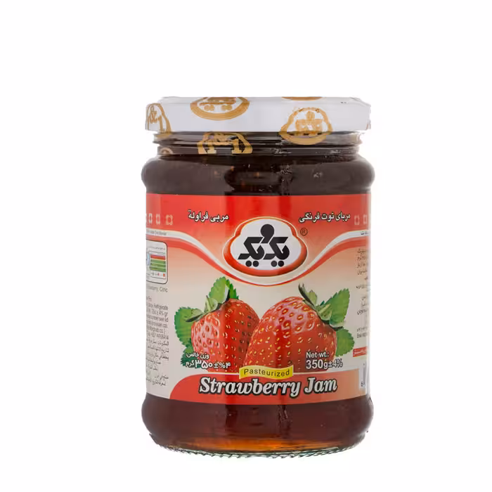 مربا توت فرنگی یک و یک 350 گرمی