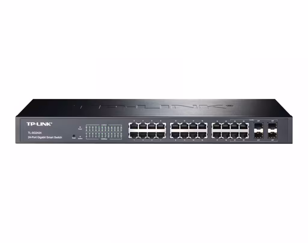 مشخصات سوئیچ مدیریتی 20 پورت   4 پورت SFP دی لینک TL-SG5428