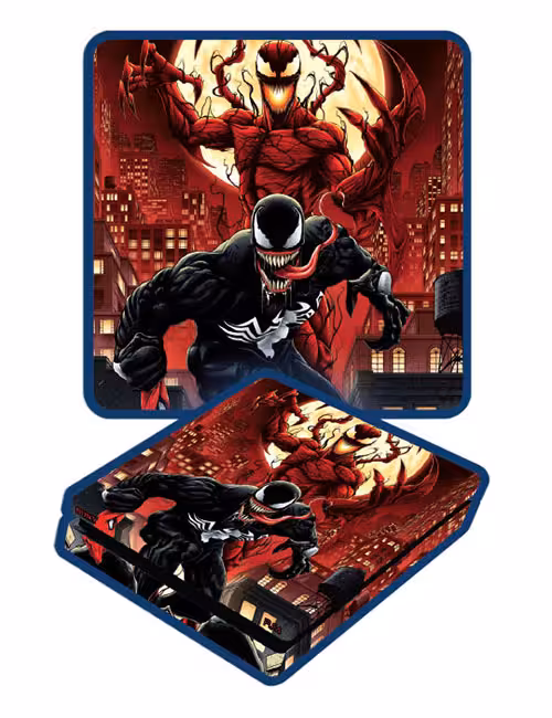 اسکین پی اس 4 اسلیم برند گیمآور طرح اسپایدرمن و ونوم کد A