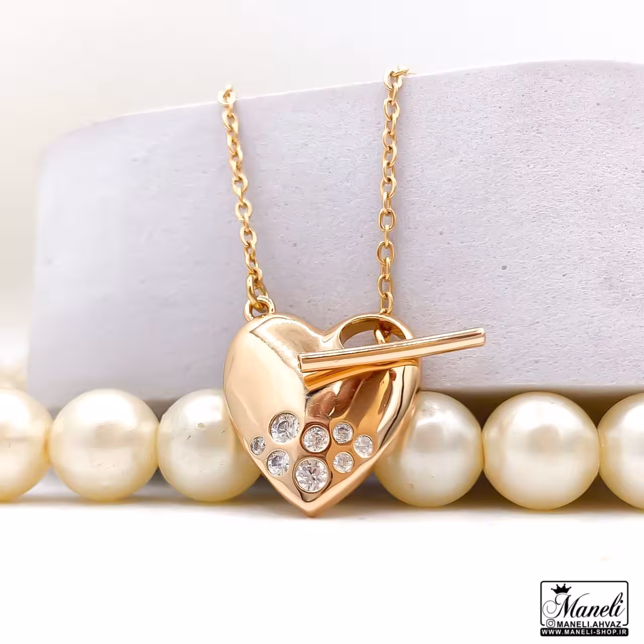 گردنبند قلب مدل تیفانی برند ژوپینگ | ضدحساسیت 14020729