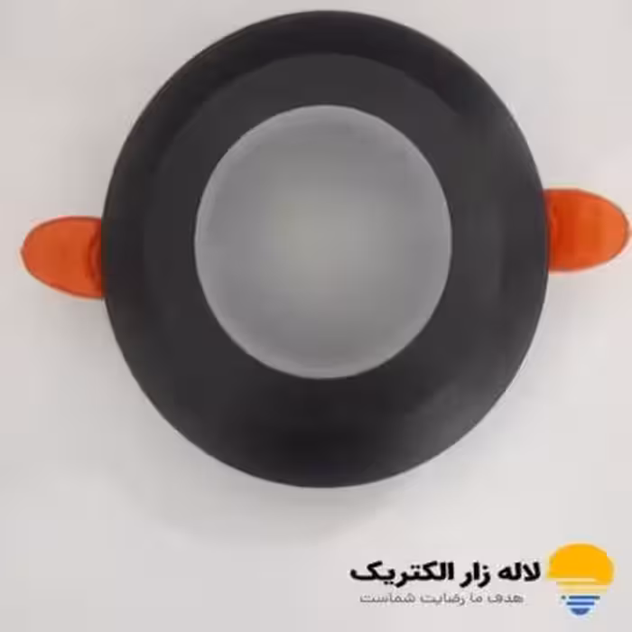 پنل بک لایت 8 وات مشکی نور یخی